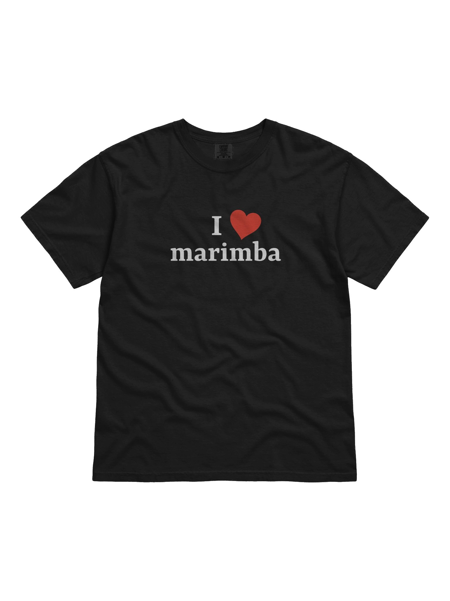 I <3 marimba | short sleeve comfort colors t-shirt product image (1)