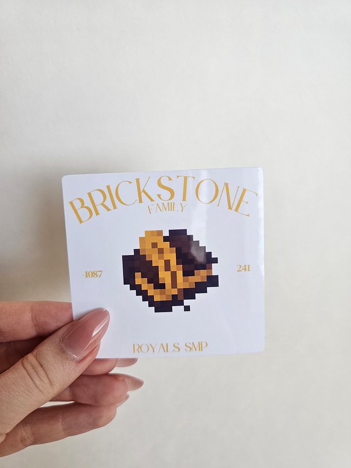 Brickstone Family Merch (Stickers, Keychains, Pins, & Buttons) product image (2)