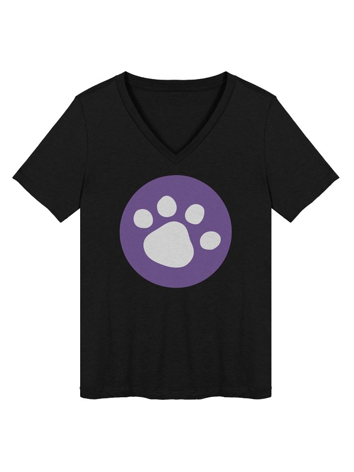 Purple Pawprint V-Neck product image (1)