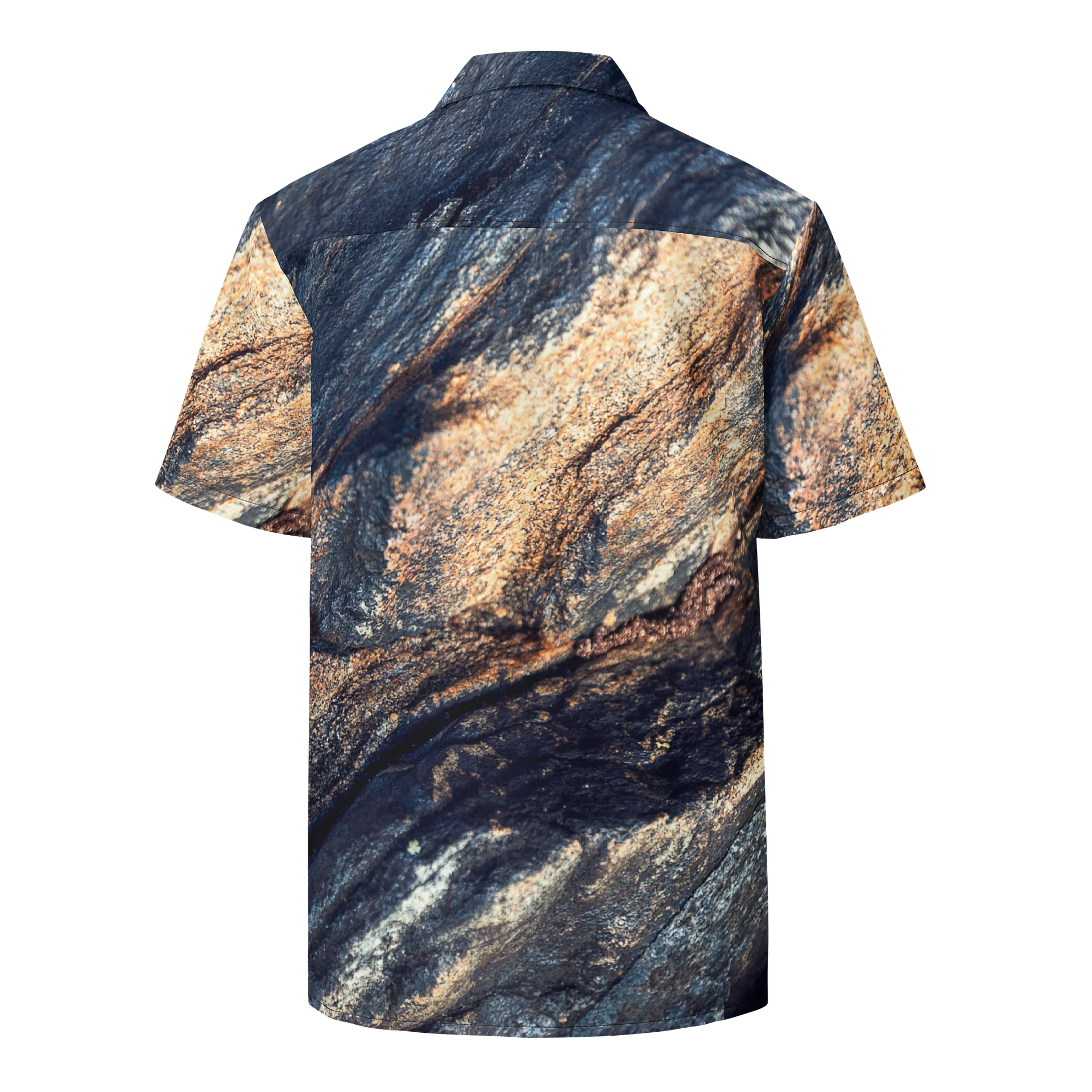 Obsidian Vein All-Over Print Unisex Hawaiian Shirt product image (2)