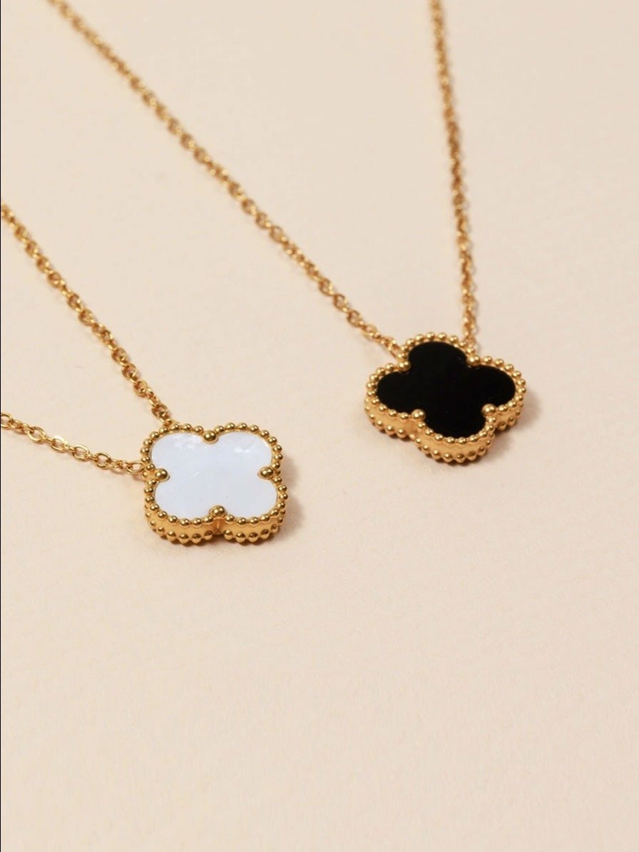 Clover Charm 18K Gold-Plated Necklace product image (2)