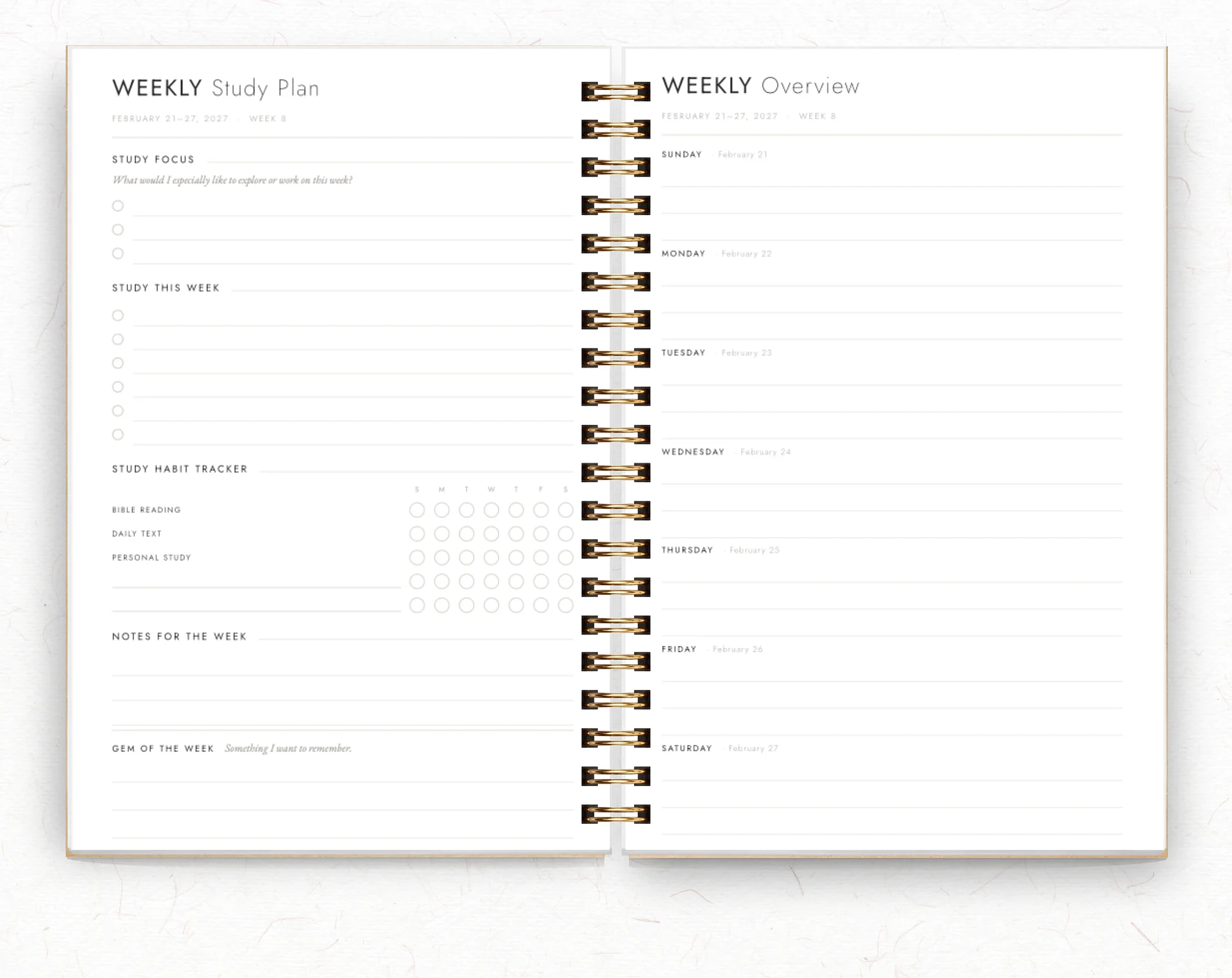 2026-2027 Personal Study Planner product image (31)