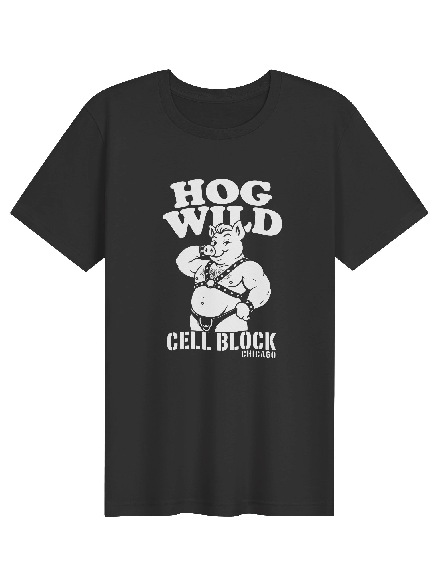 Cell Block Hog Wild Pig Graphic Tee product image (1)