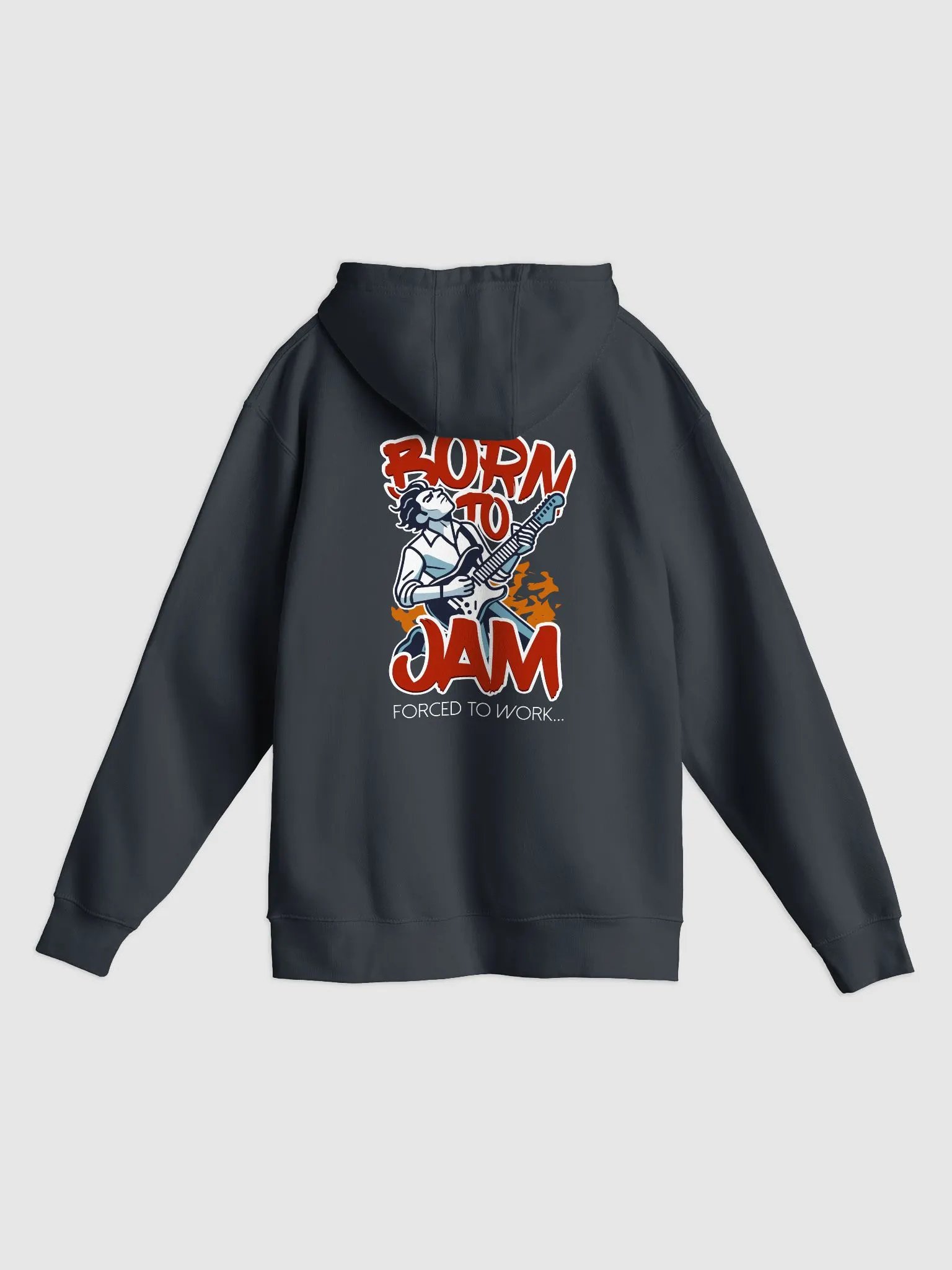 Born to Jam Hoodie – Epic Guitarist Design for Music Enthusiasts product image (1)