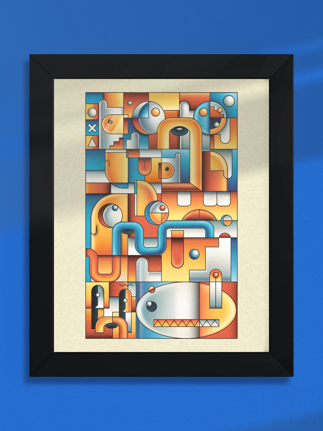 Modular Daze | Framed Print product image (1)