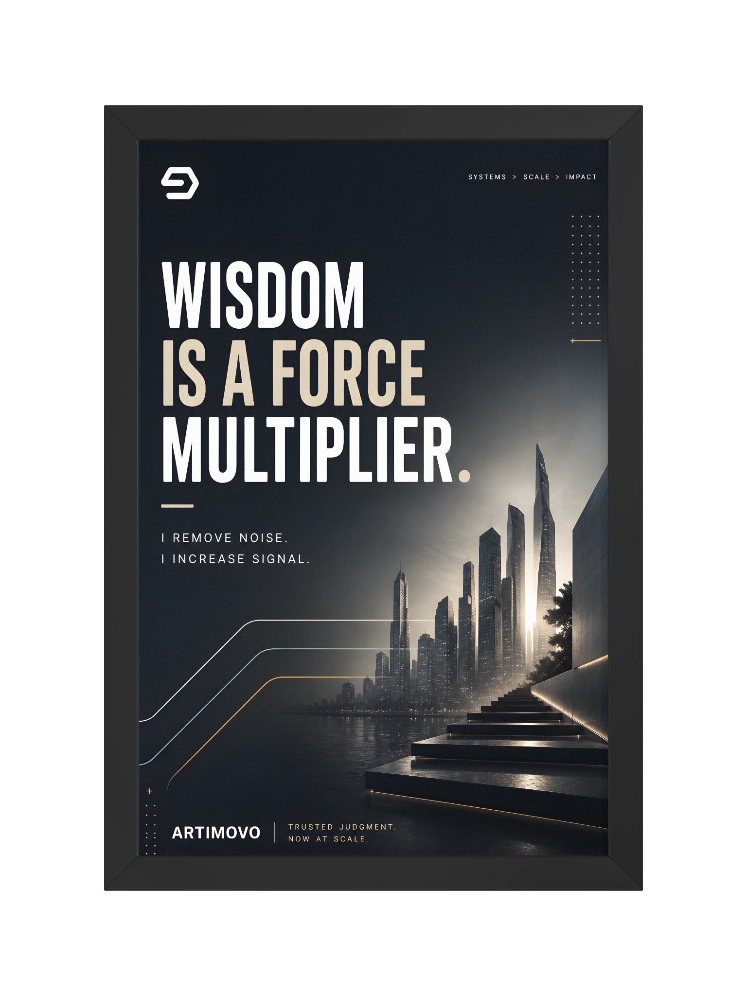 Force Multiplier — Framed Leadership Print product image (2)