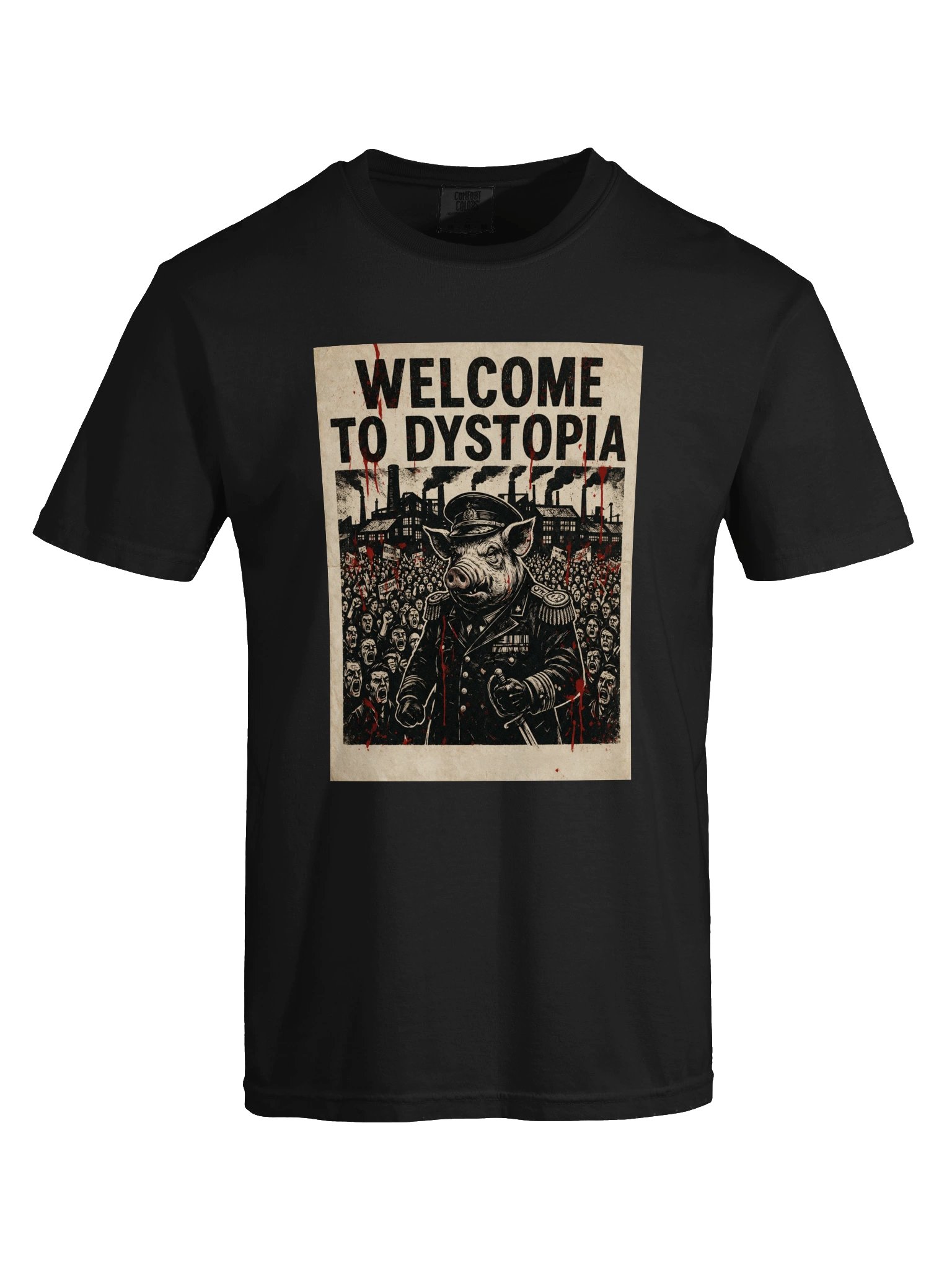 Welcome to Dystopia Graphic Tee product image (5)