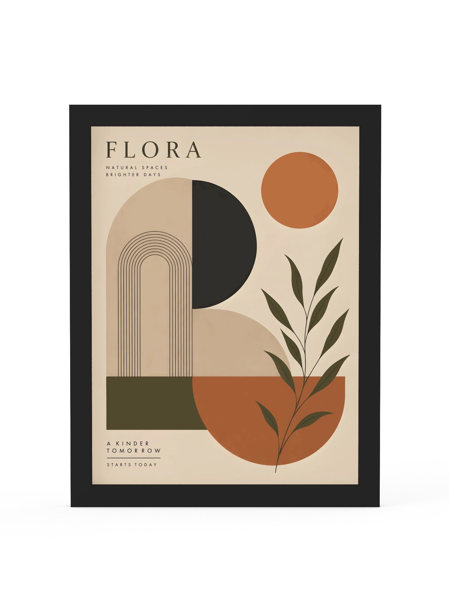 FLORA — Modern Botanical Wall Art product image (1)