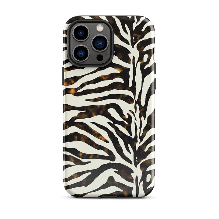 Tortoiseshell Zebra iPhone Case product image (1)