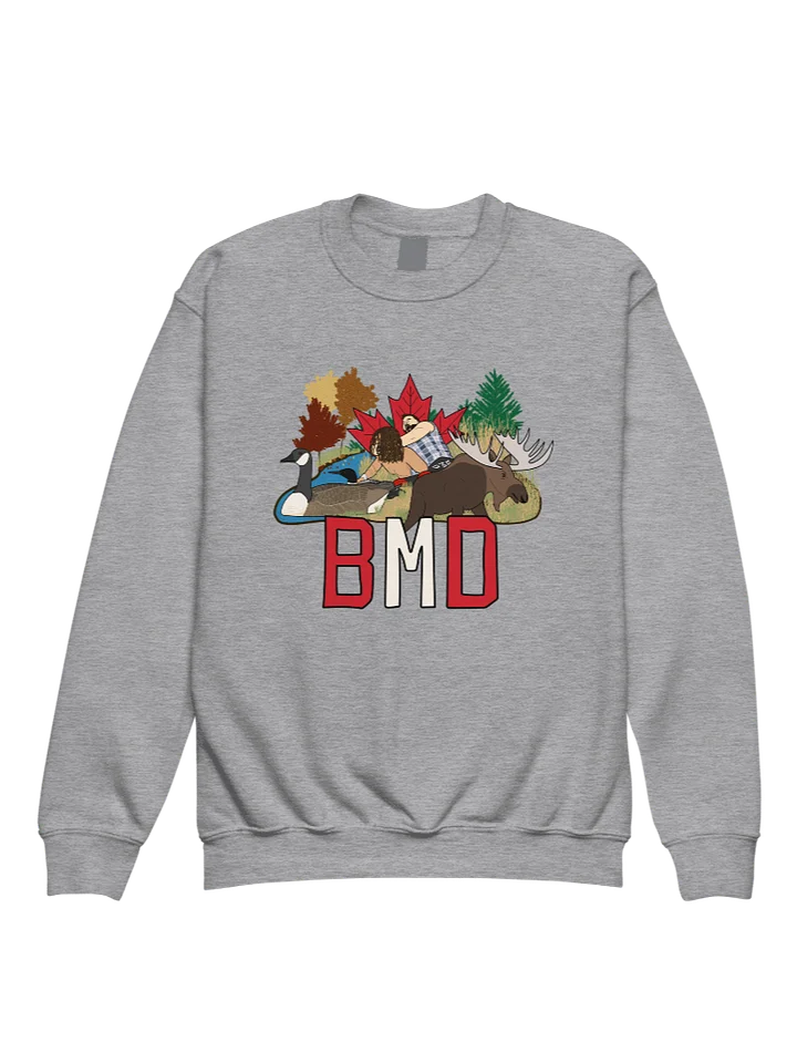 BMD Canadian Wrestling Youth Crewneck Sweatshirt product image (1)