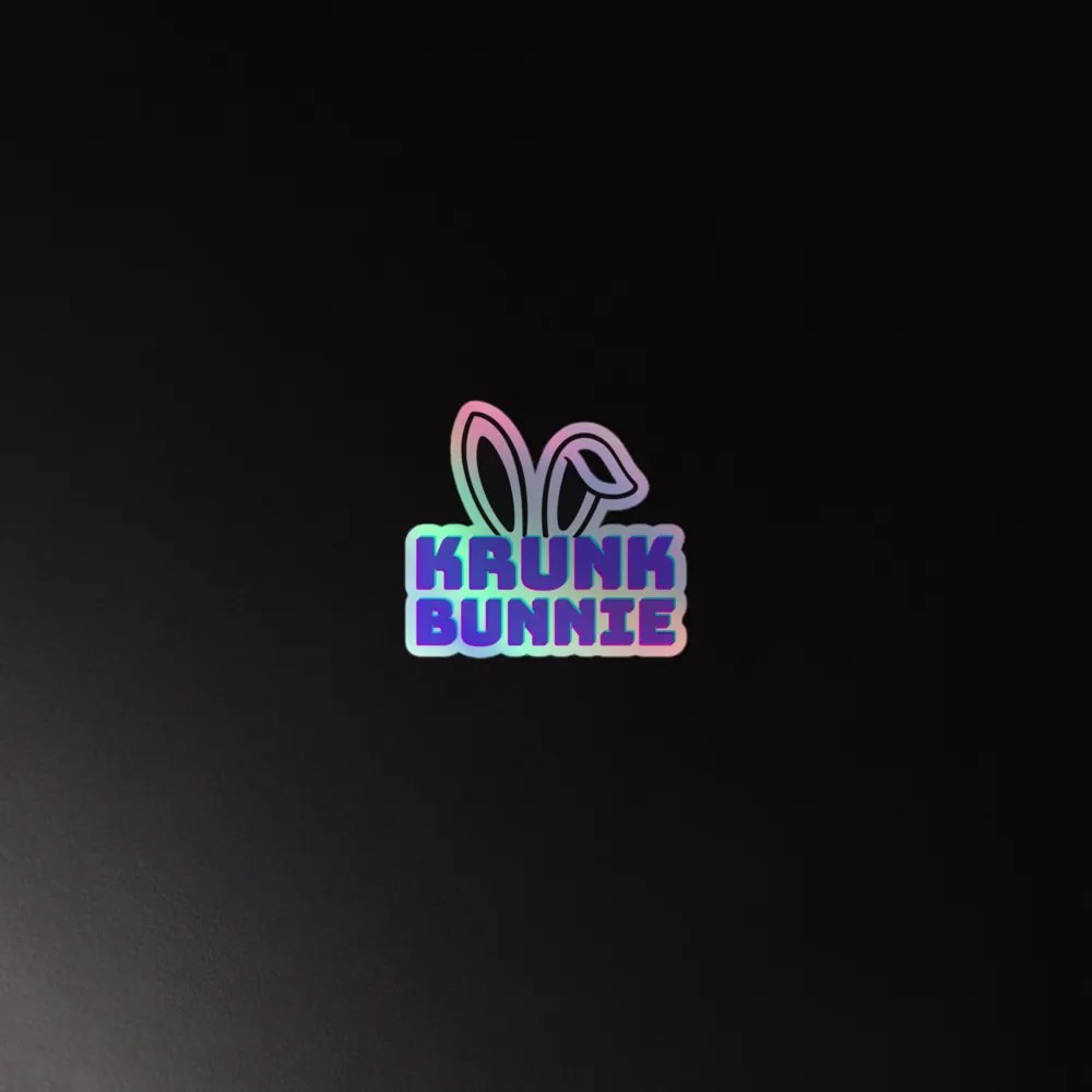 Holographic sticker (Bunnie Ears) product image (4)