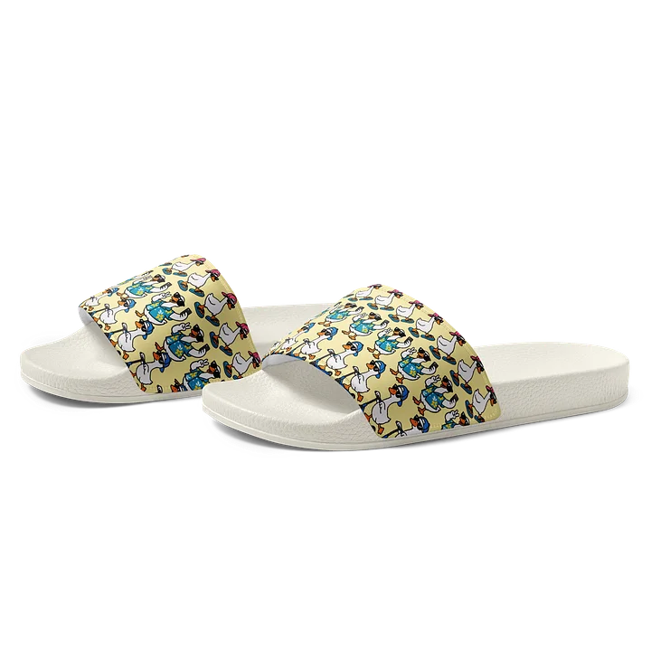 Quirky Duck Paradise Men's Slides product image (2)