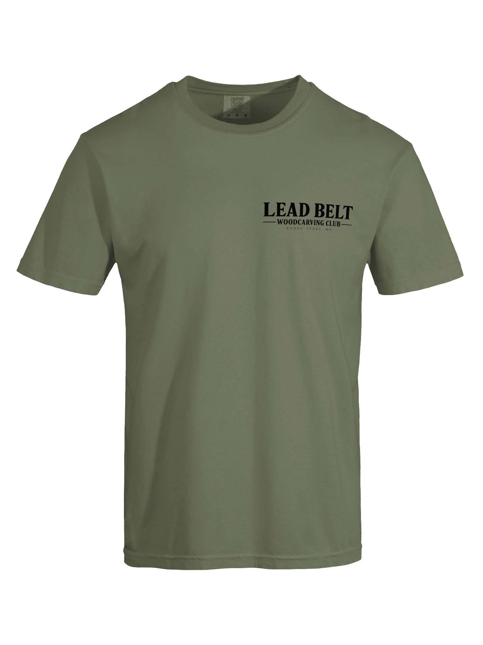 LeadBelt Woodcarving Club Black Comfort Colors Tee product image (64)