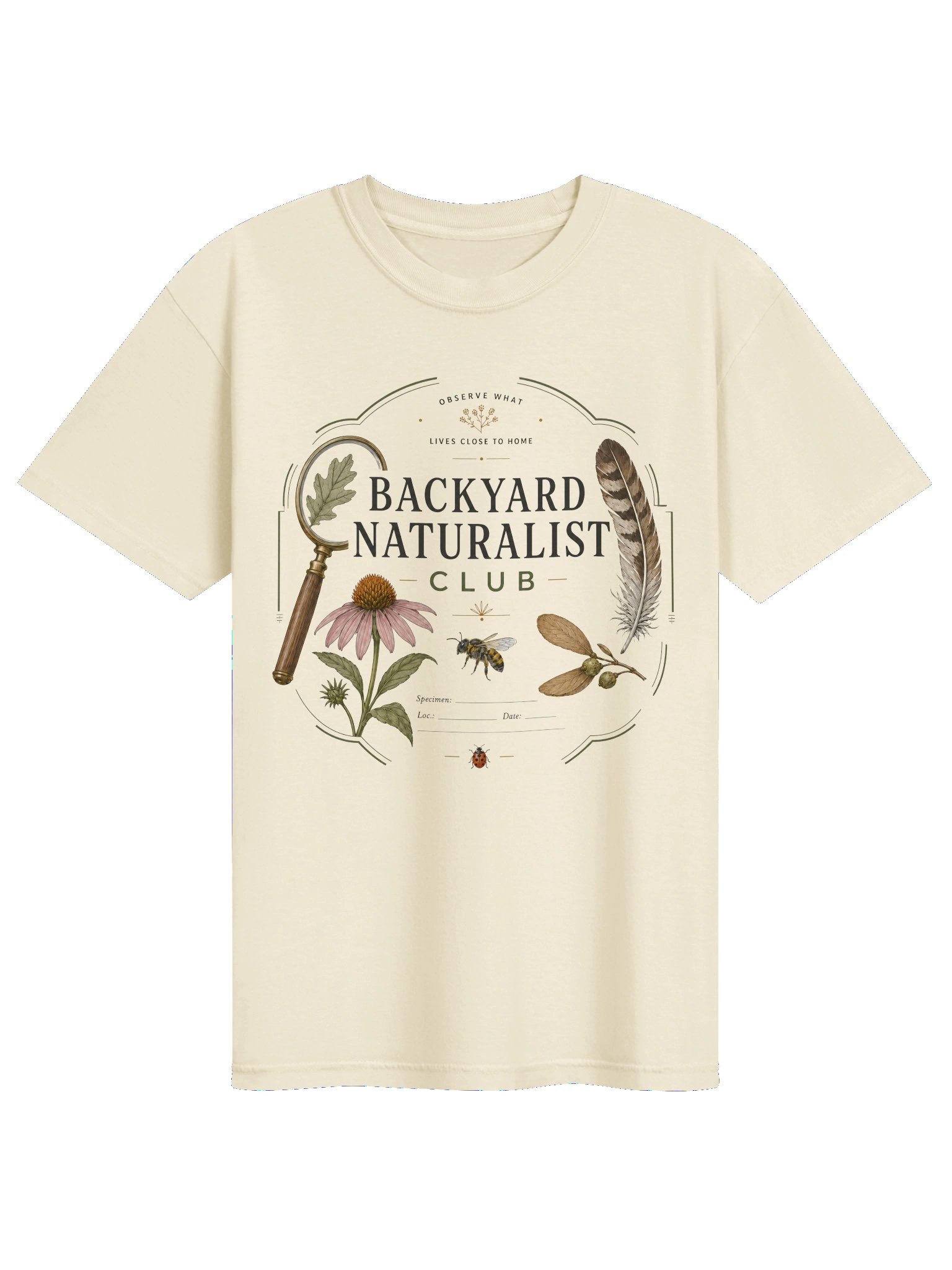 Backyard Naturalist Club T-shirt product image (4)