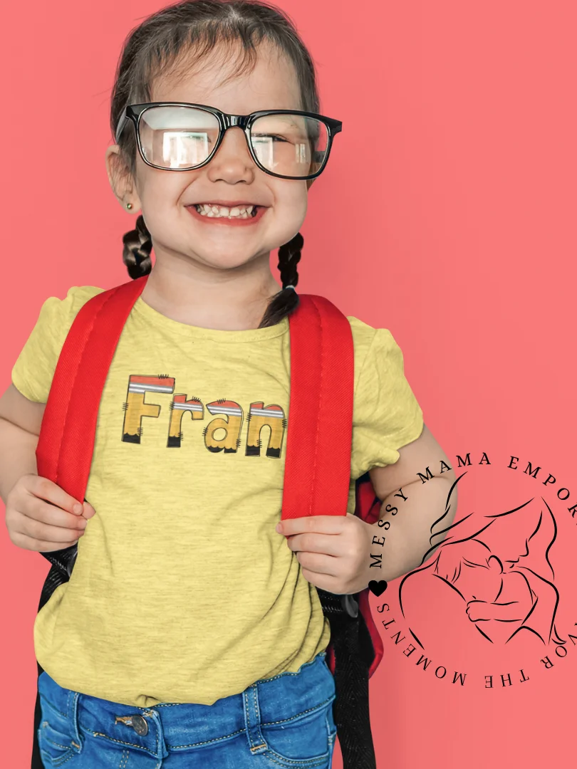 Personalized Pencil Name Kids Shirt product image (3)