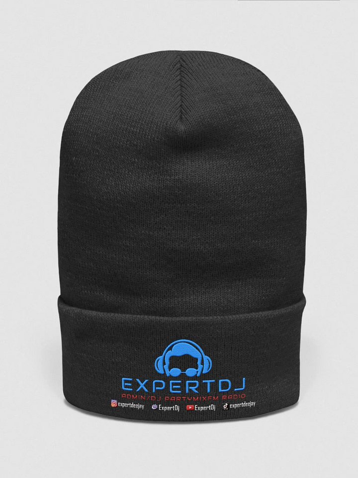Cuffed Beanie ExpertDj Large Logo product image (1)