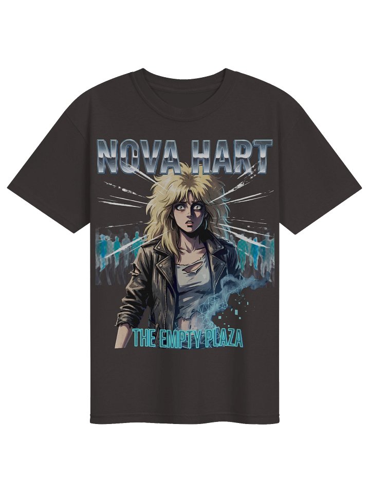 Nova Hart — “The Empty Plaza” Front/Back Tee (Chrome Logo + Back Print) product image (26)