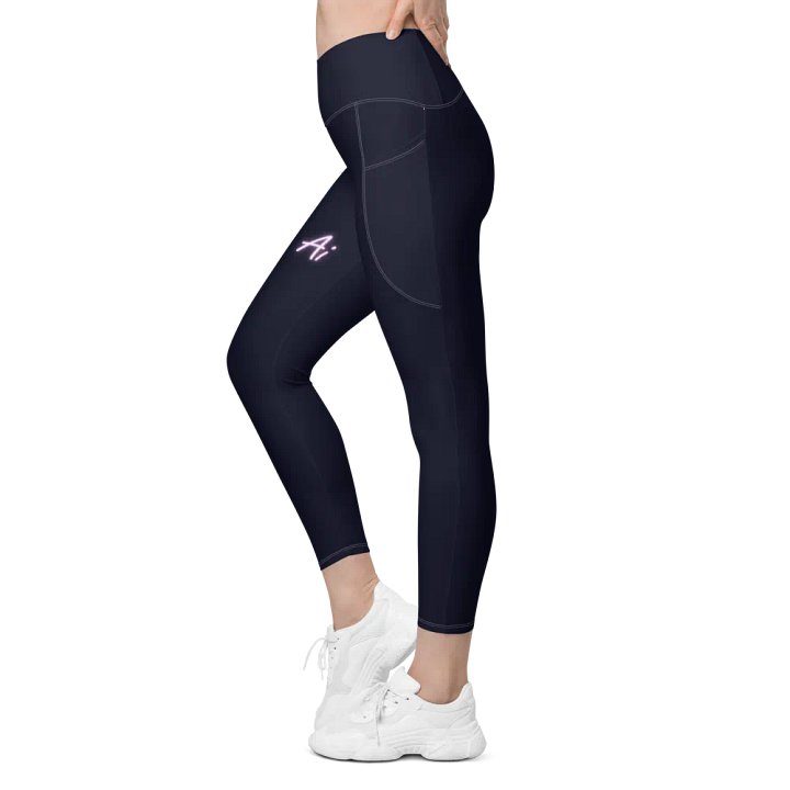Neon Glow AI All-Over Leggings product image (2)