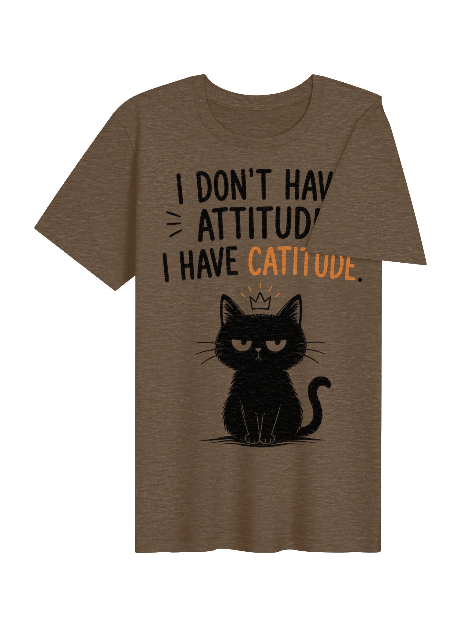 Catitude Crown Cat Graphic Tee product image (39)
