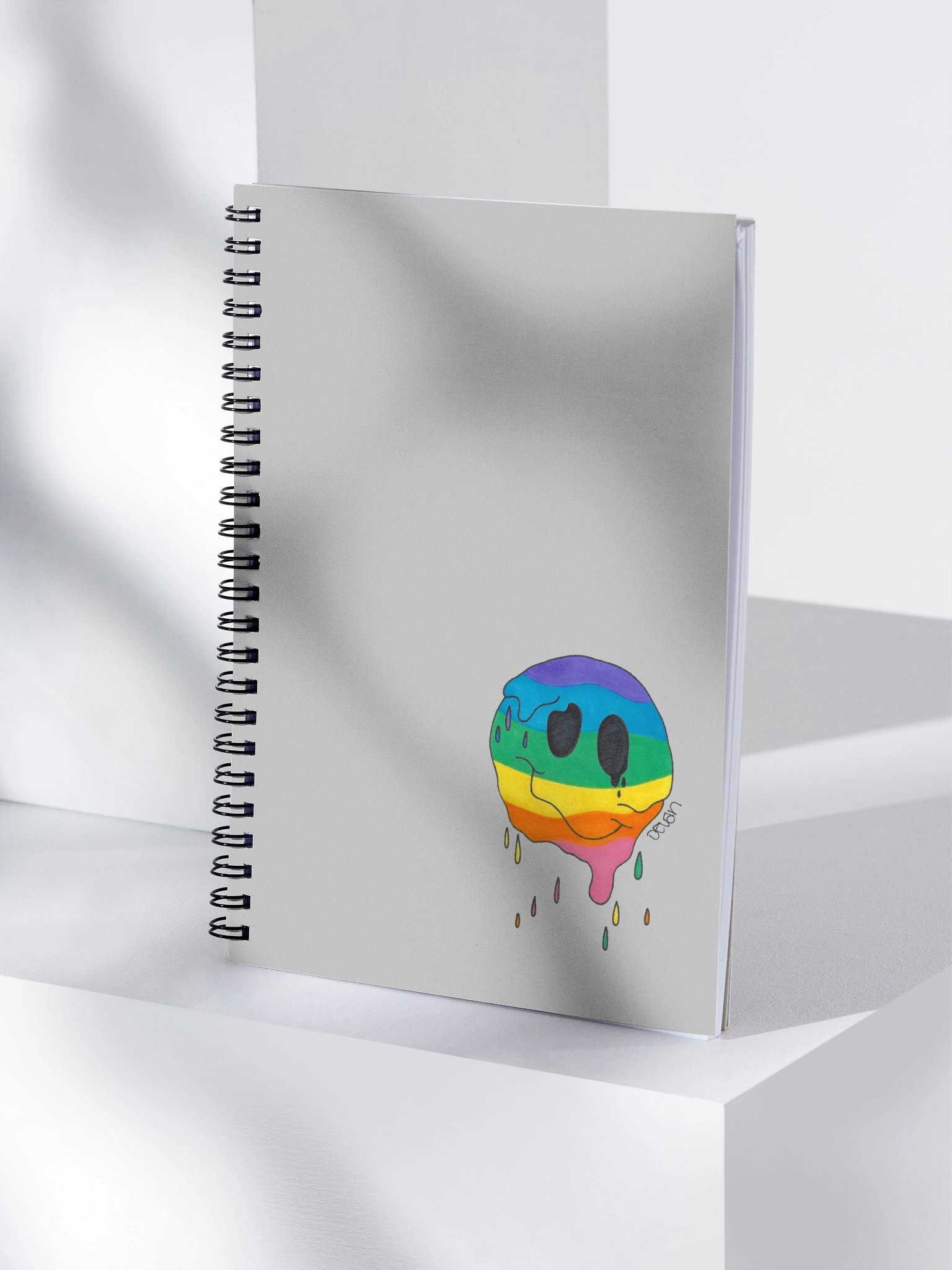Melted Smiley Notebook product image (4)