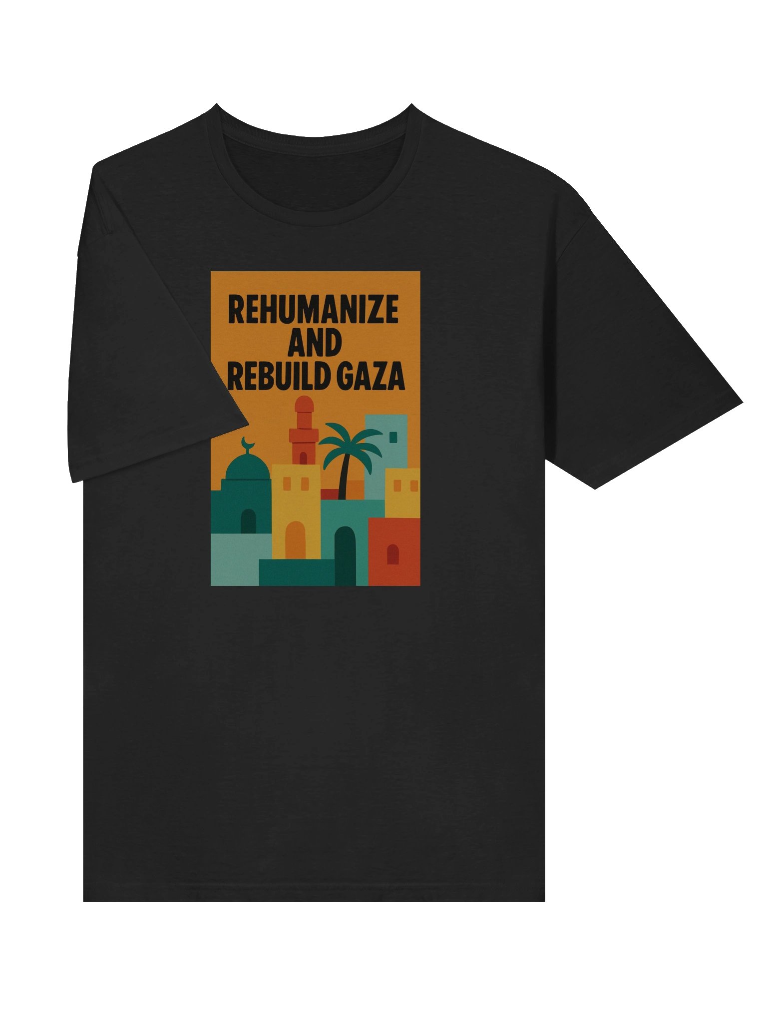 Rehumanize Gaza Skyline Tee product image (1)