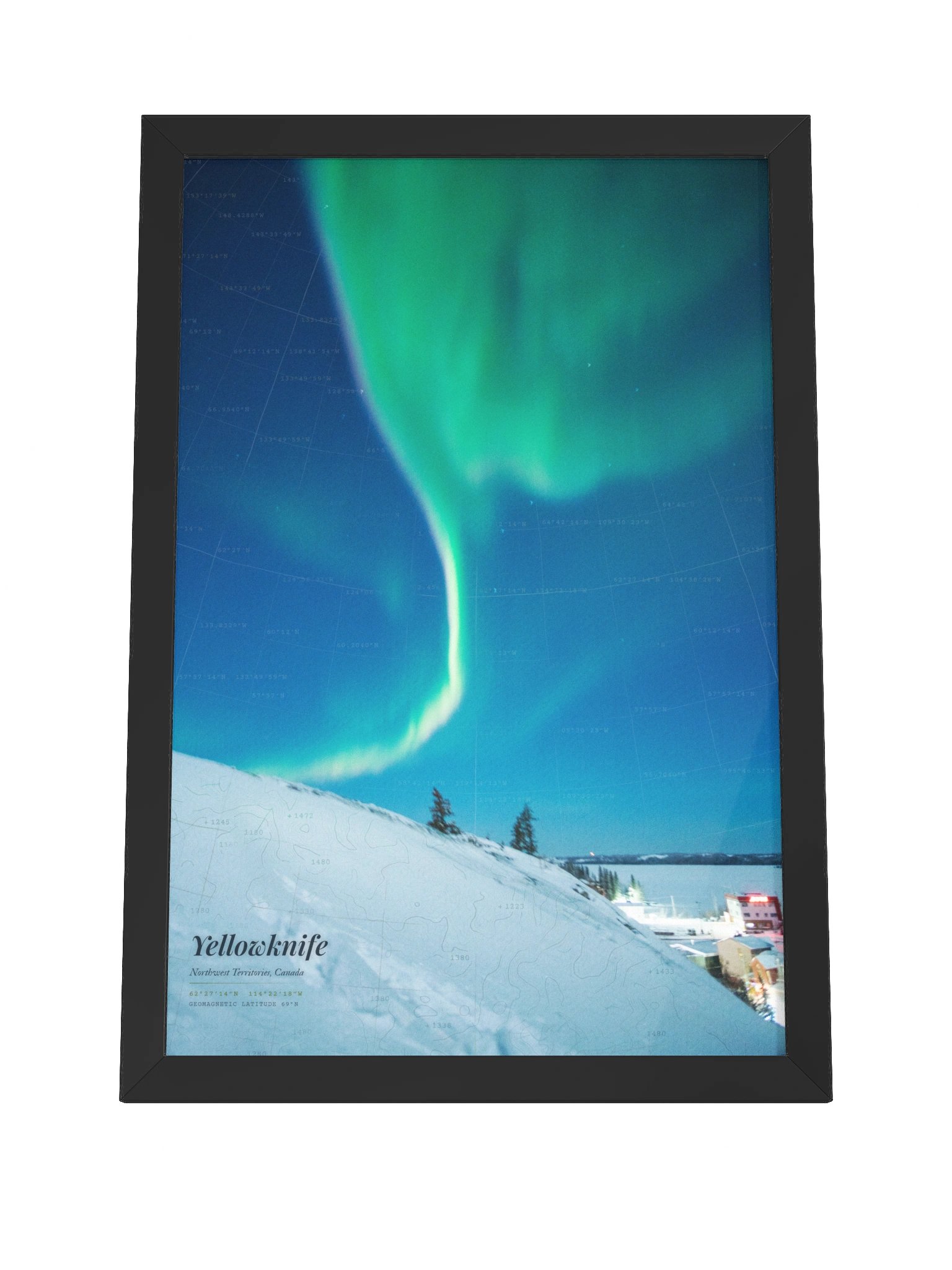 Yellowknife — Field Record 01 — Framed Art Print product image (4)
