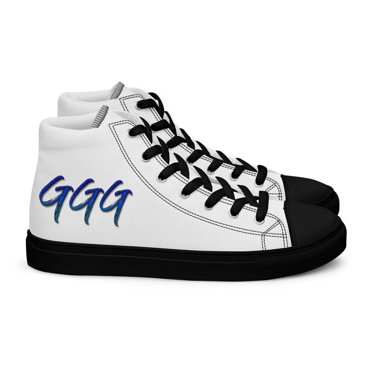 GGG Logo Men's High Top Canvas Shoes product image (2)