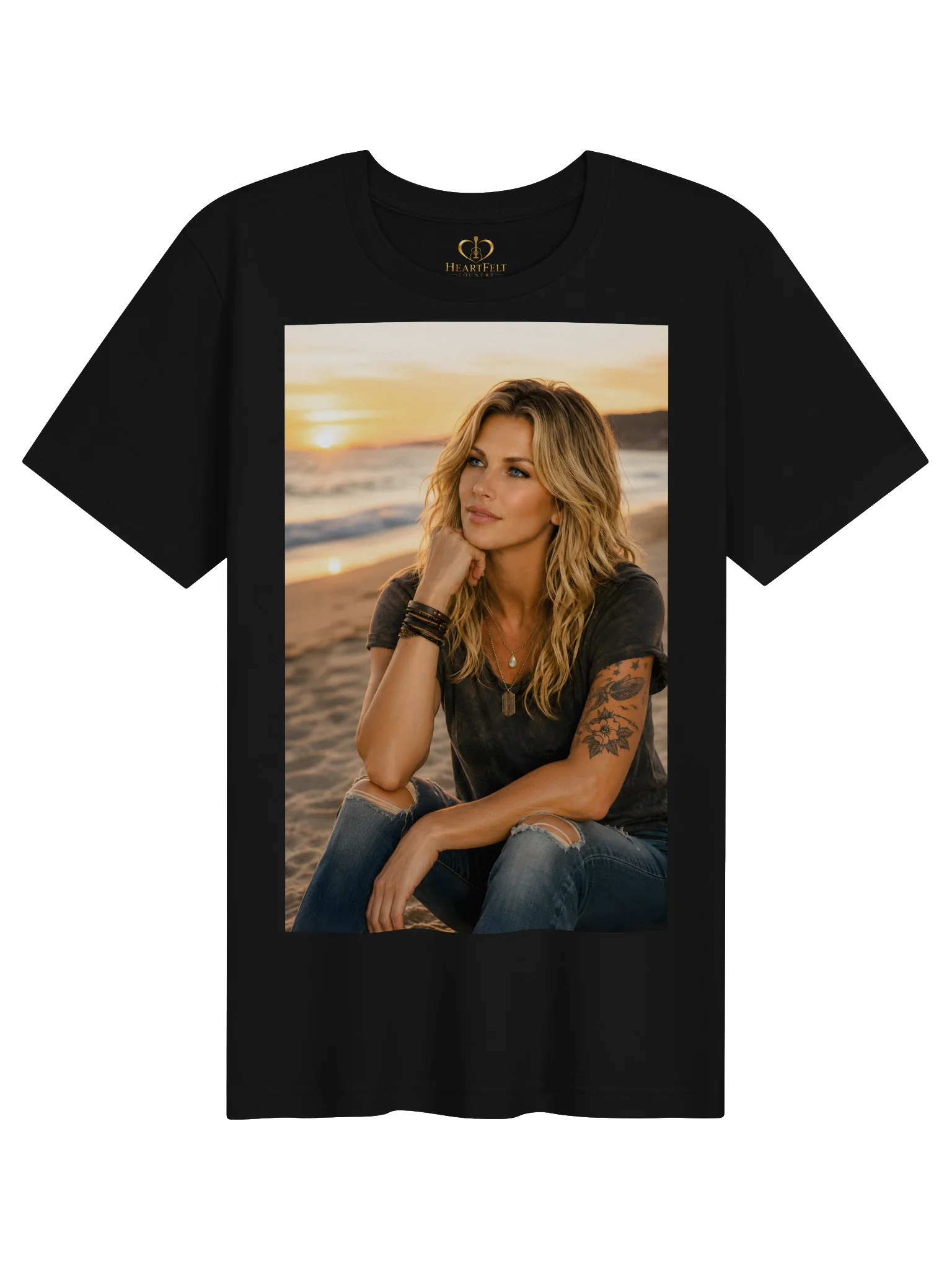 Heartfelt Country – Wear the Music Artist Tee UNISEX