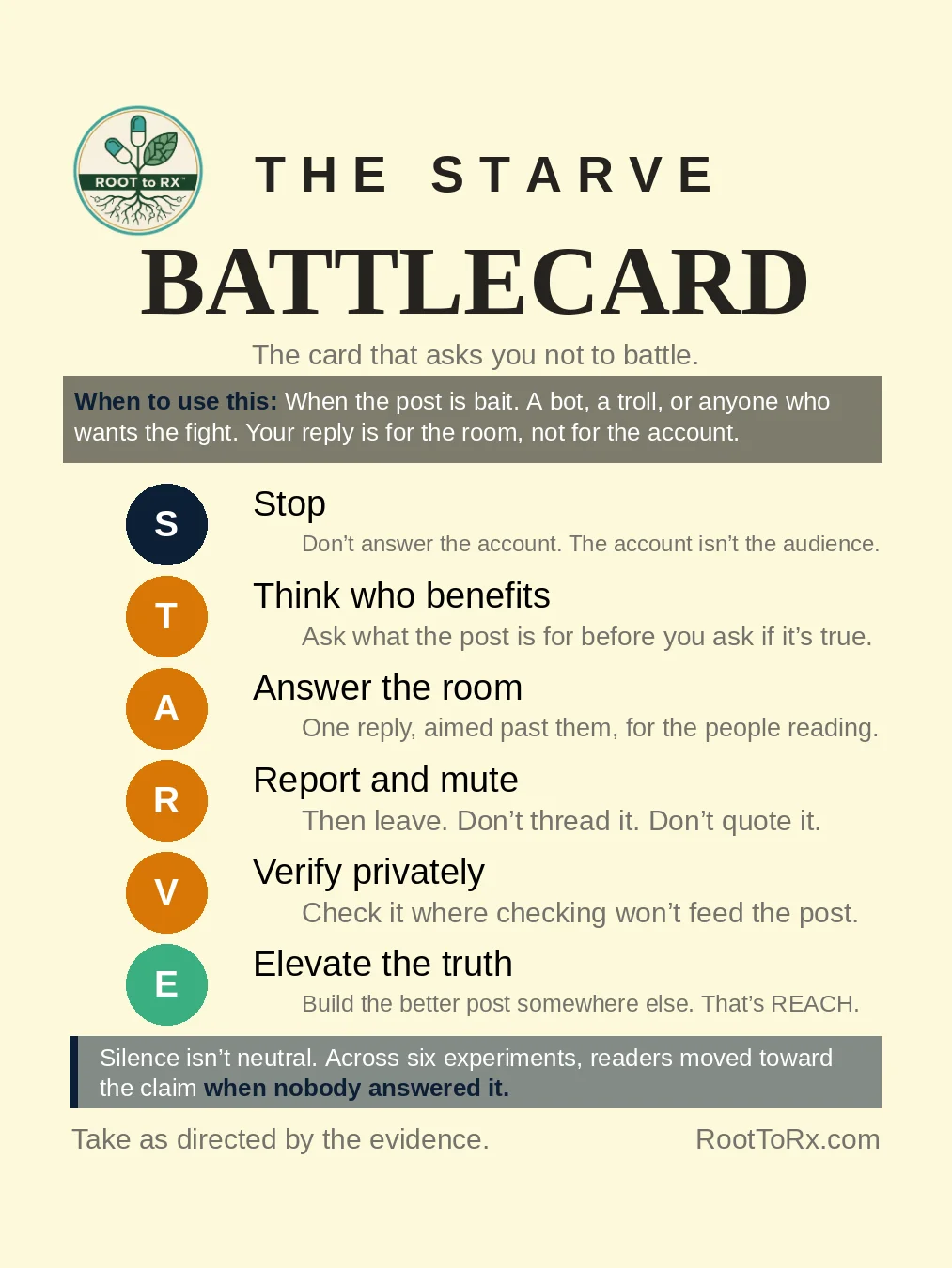 STARVE: Starve the Outrage, REACH the Truth (Free Download) product image (1)