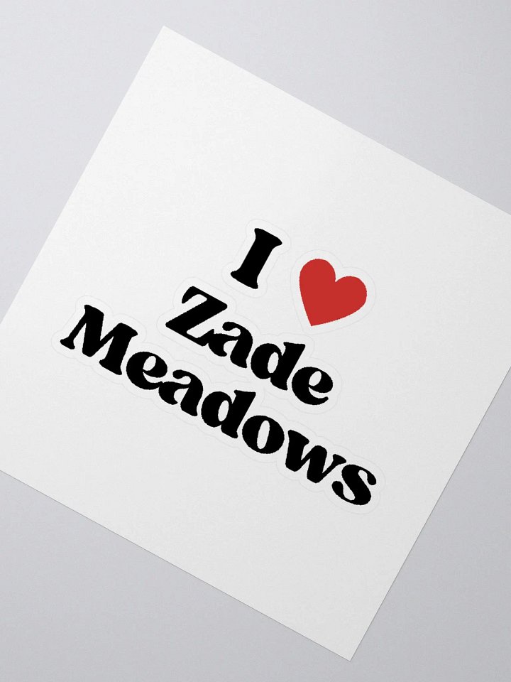 Zade Meadows Sticker product image (2)