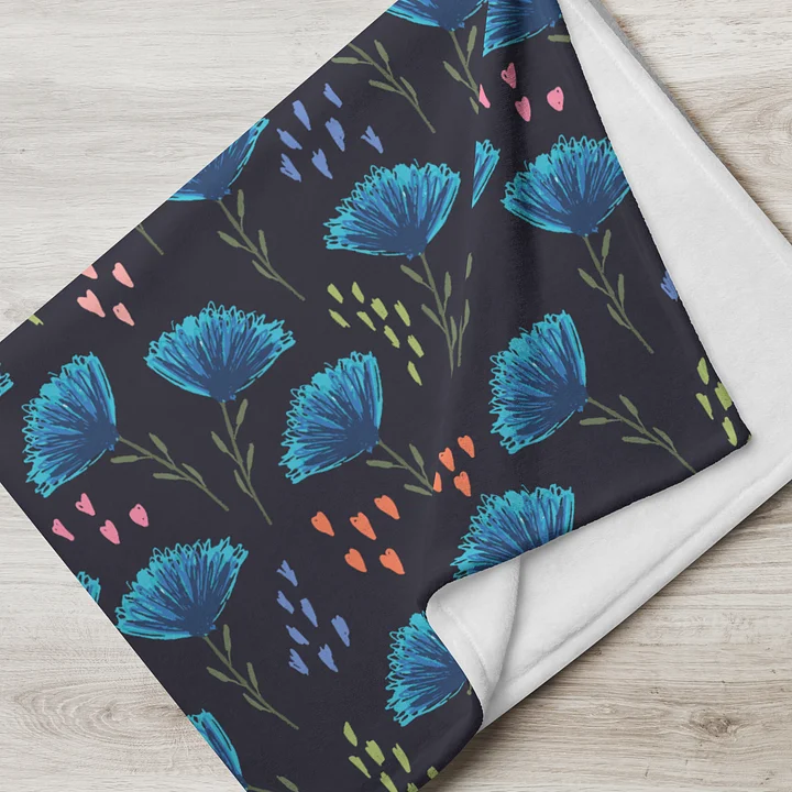 Bohemian Throw Blanket with Whimsical Nature Scene product image (2)
