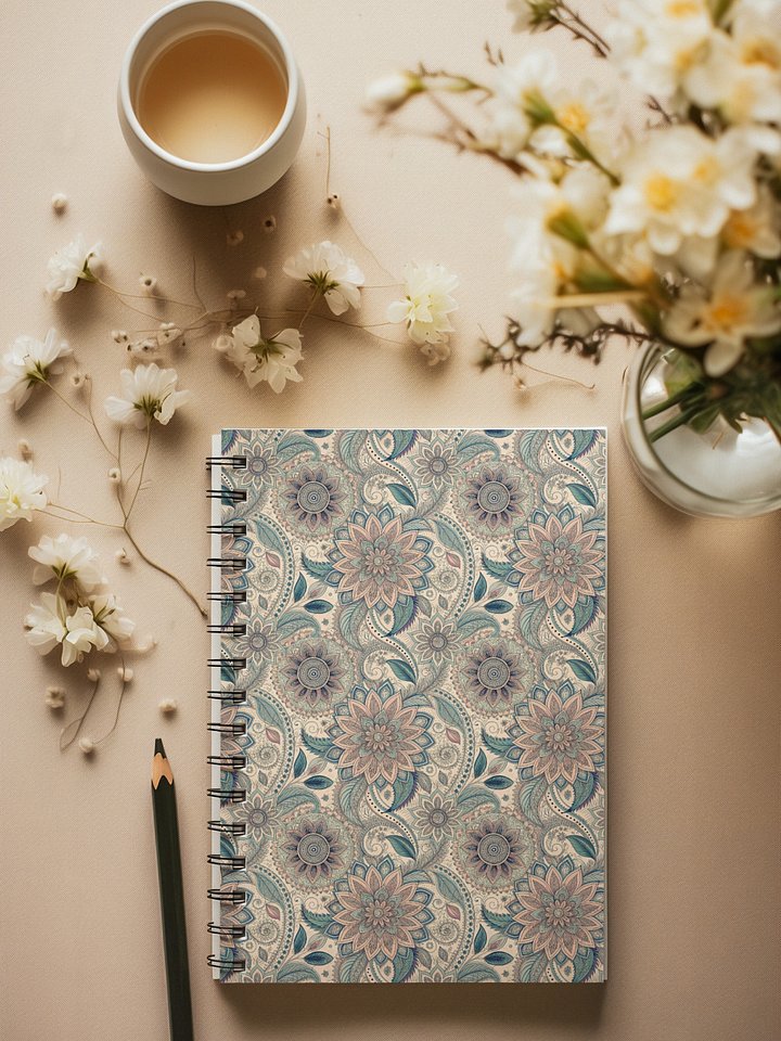 Vintage Paisley Garden Digital Papers Bundle product image (2)