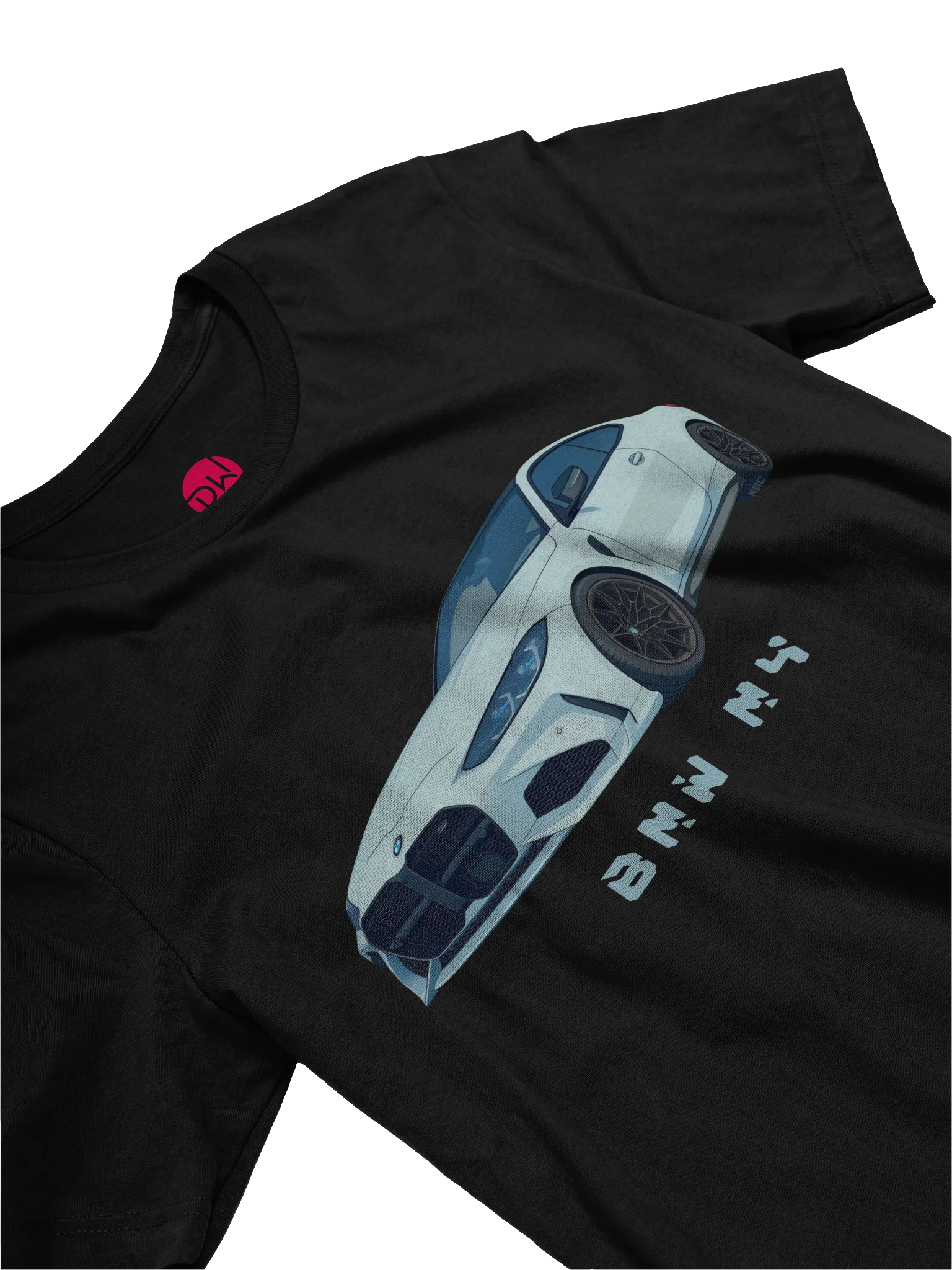 Grey BMW M4 Shirt (Retro, Sketch, Silhouette) product image (23)