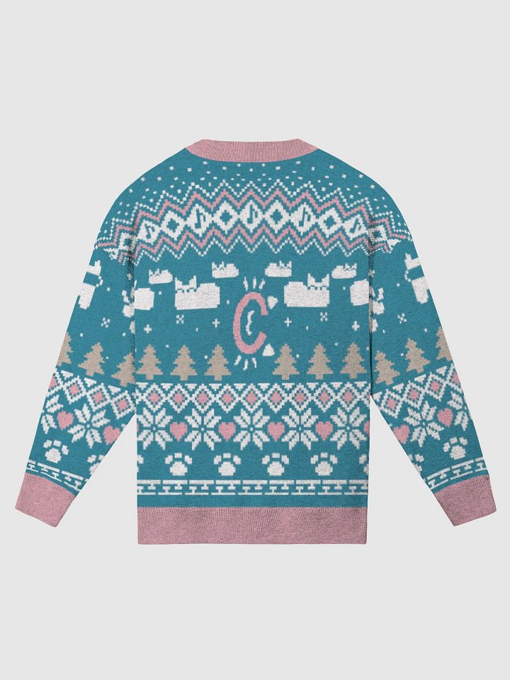 Cozy Cake Relaxed Fit Sweater - Cyan product image (2)