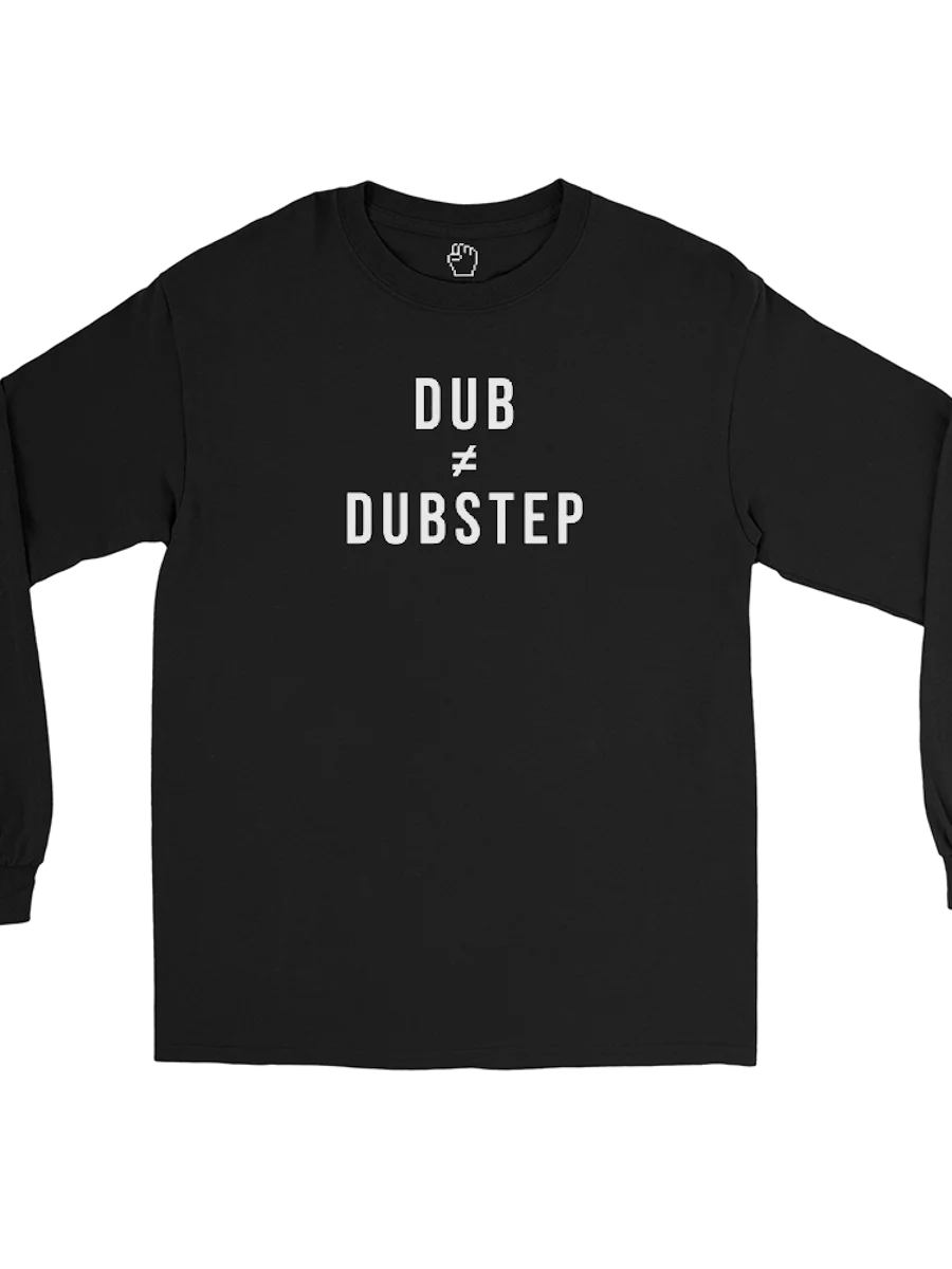 DUB≠DUBSTEP LONG TEE (BLACK) product image (2)