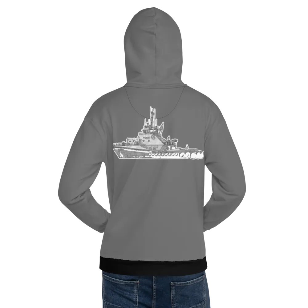Sketch Garth Foss Tug (Gray)– Performance Marine Wear | Twin Anchor Apparel North Current Line product image (12)