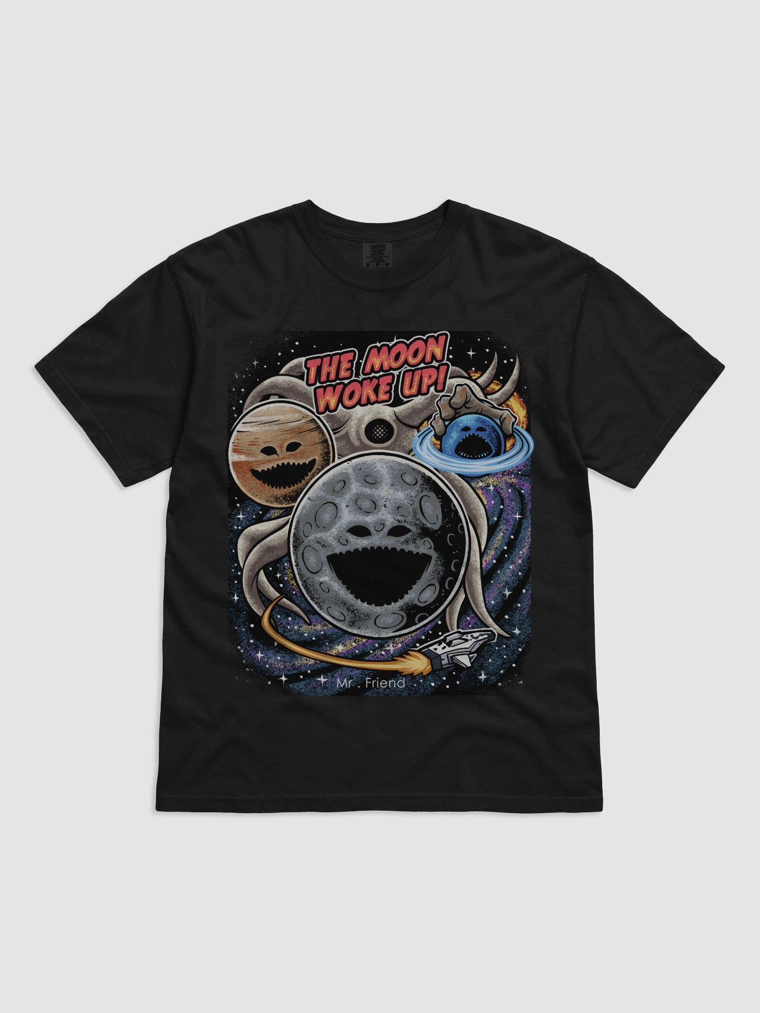 The Moon Woke Up Retro VHS Tee product image (1)