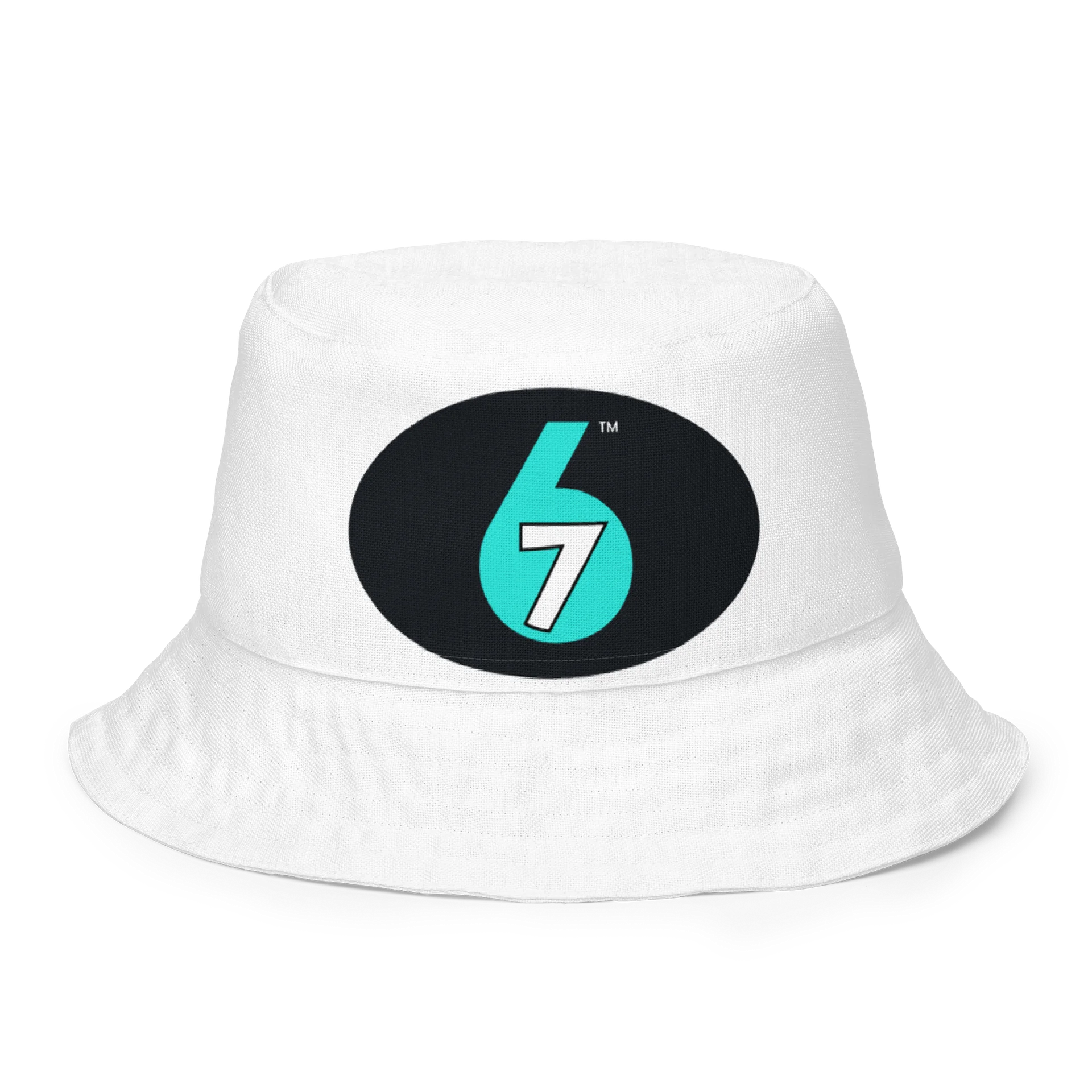White Bucket Hat - hero and main logo product image (8)