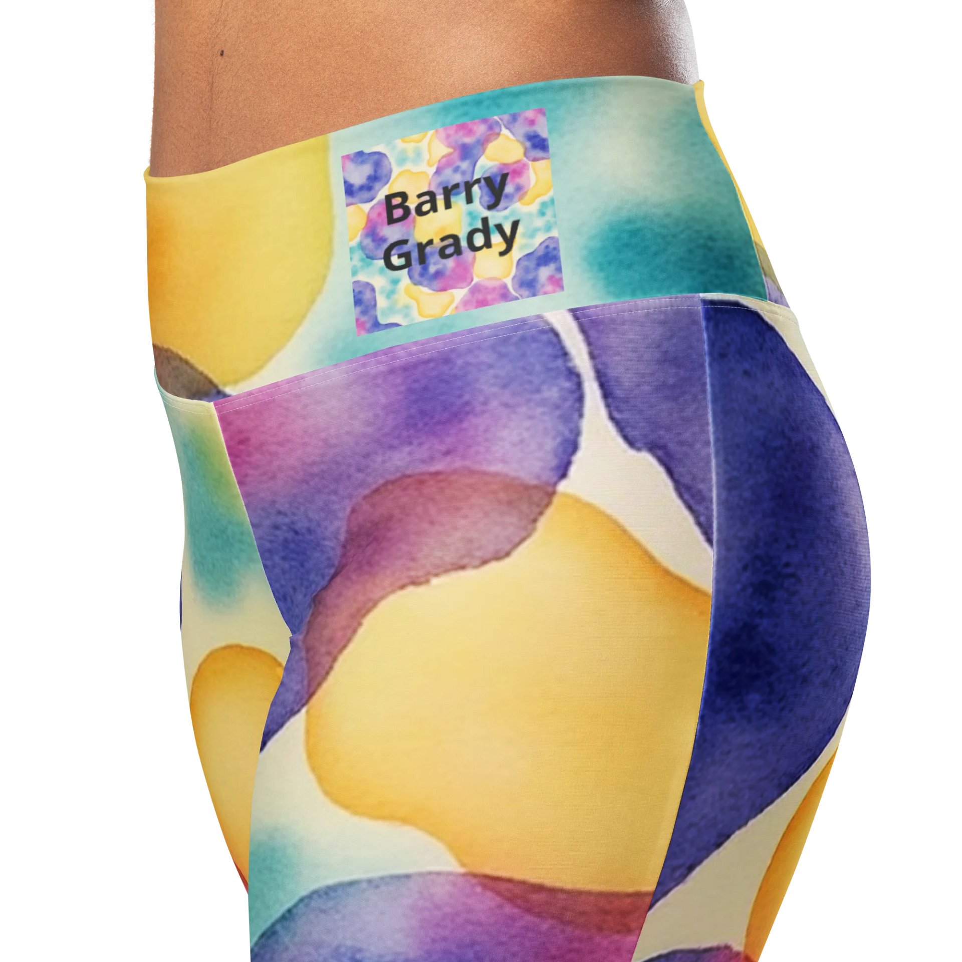 Barry Grady 'Blossom Breeze' Flare Leggings product image (4)