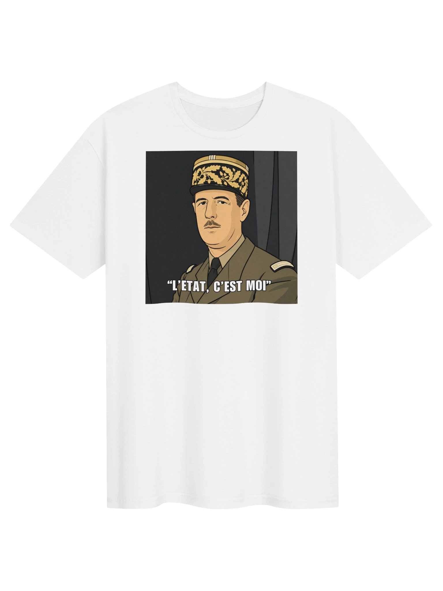 L'etat c'est moi - Charles De Gaulle (Herr T-shirt) product image (4)