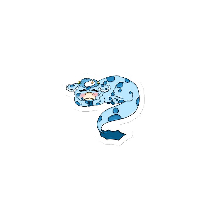 "Sleepy Blue Bud" Magnet product image (1)