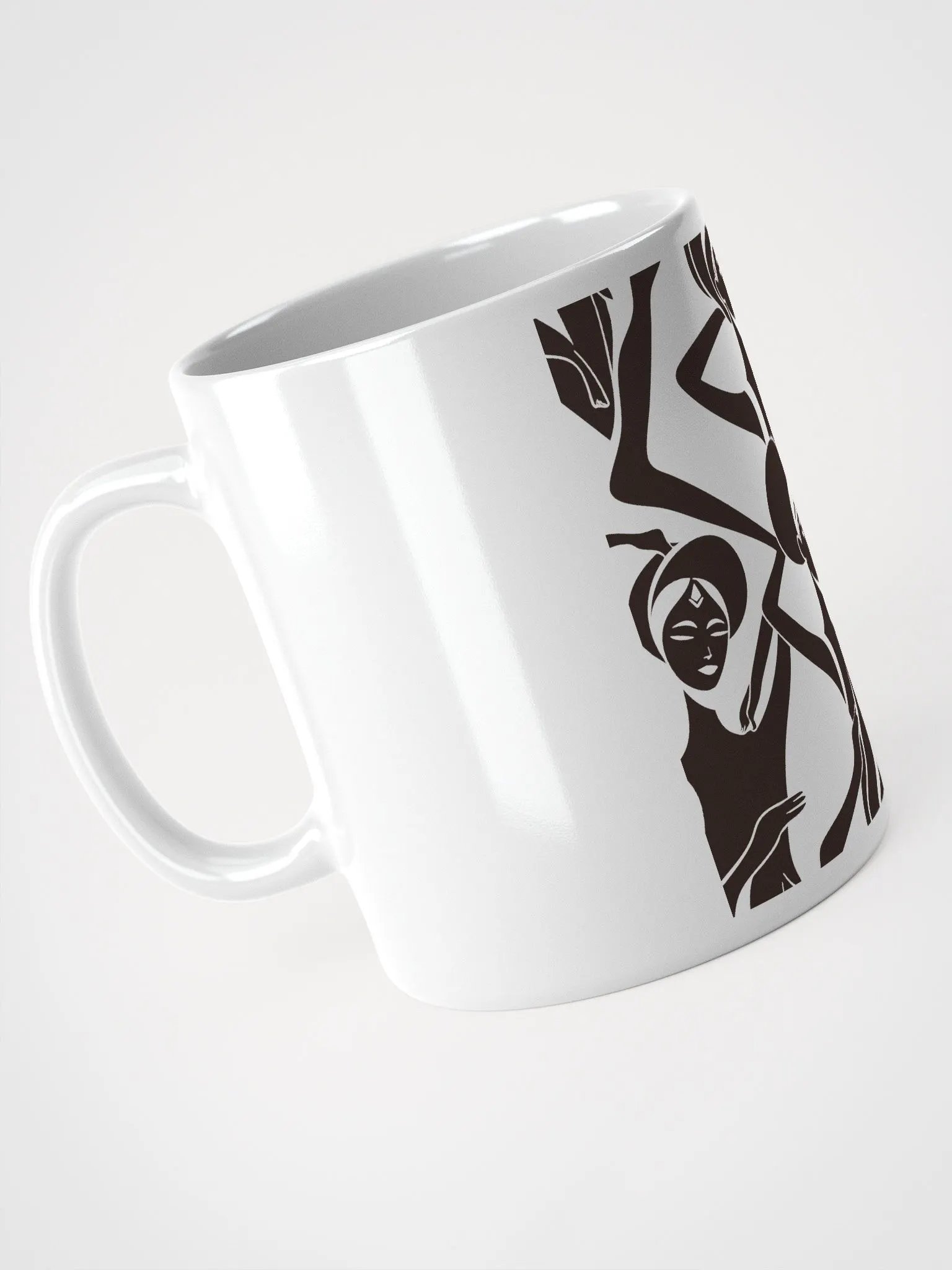 Shadow Dancers White Glossy Mug product image (8)