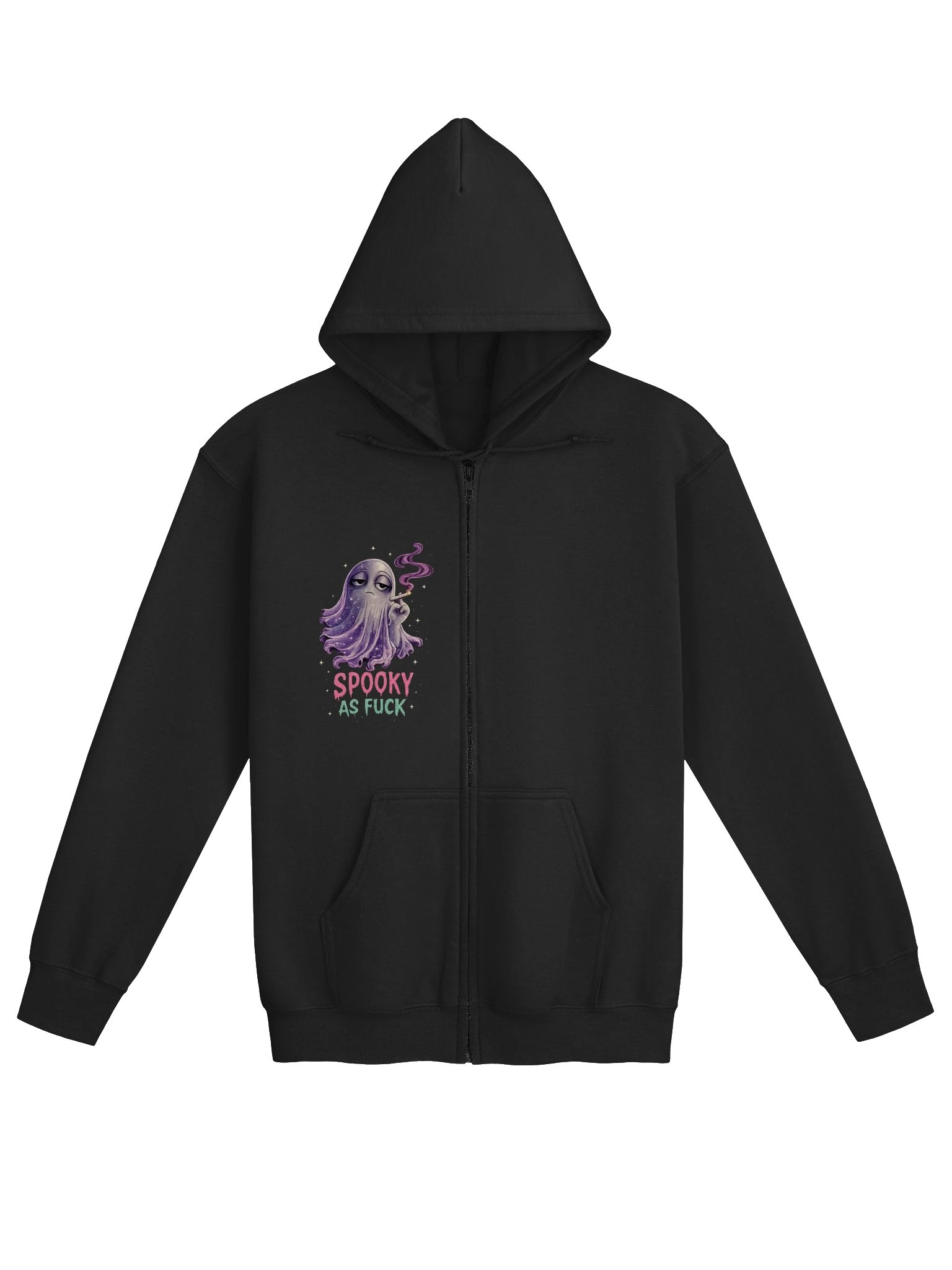 Spooky As Fuck Zip-Up Hoodie product image (1)