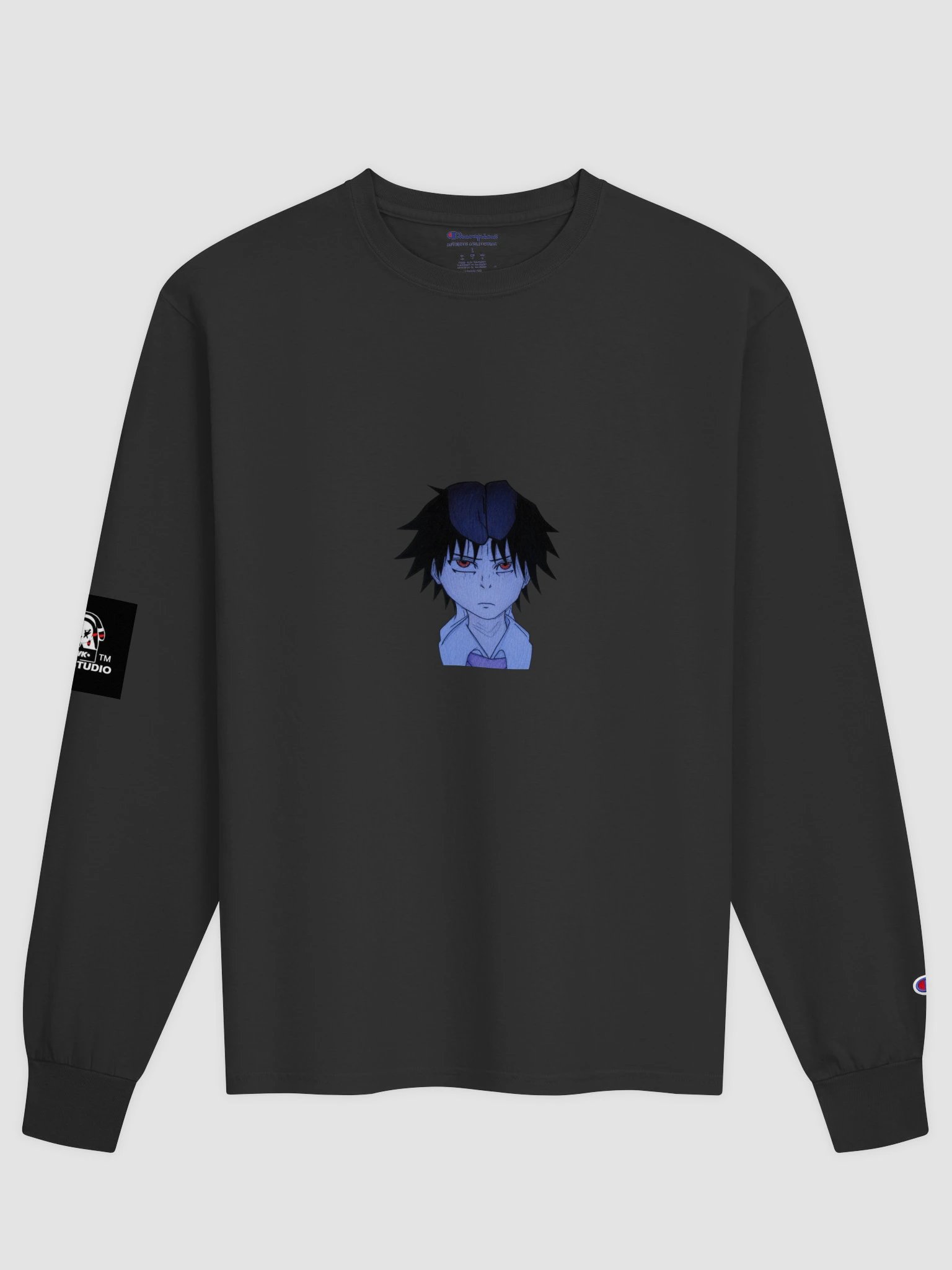 JWK Jojo Studio Luminous Brain Anime Long Sleeve Shirt — Champion product image (1)