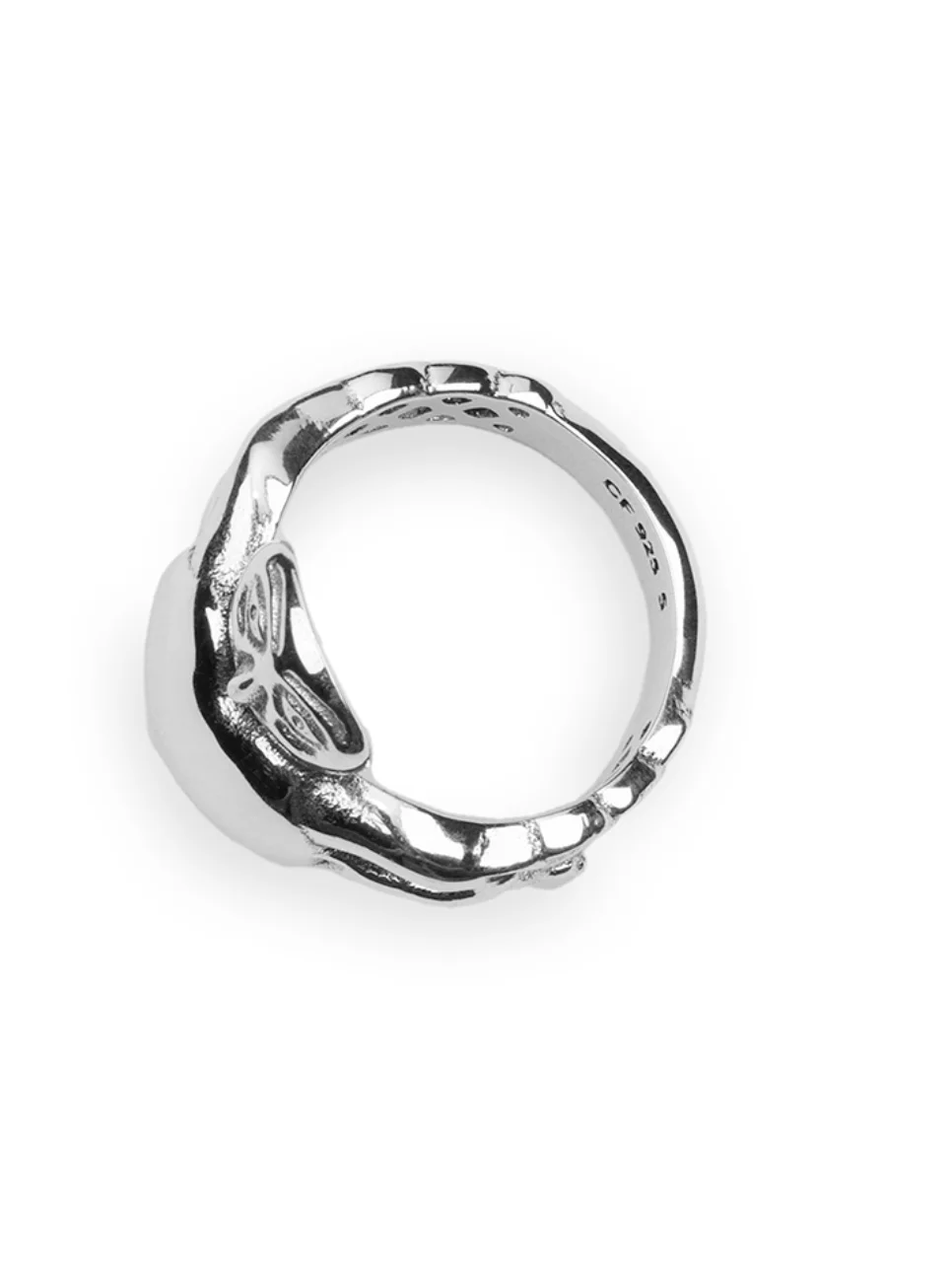 Sheela Na Claddagh Statement Ring | 100% Recycled Sterling Silver Ring product image (4)