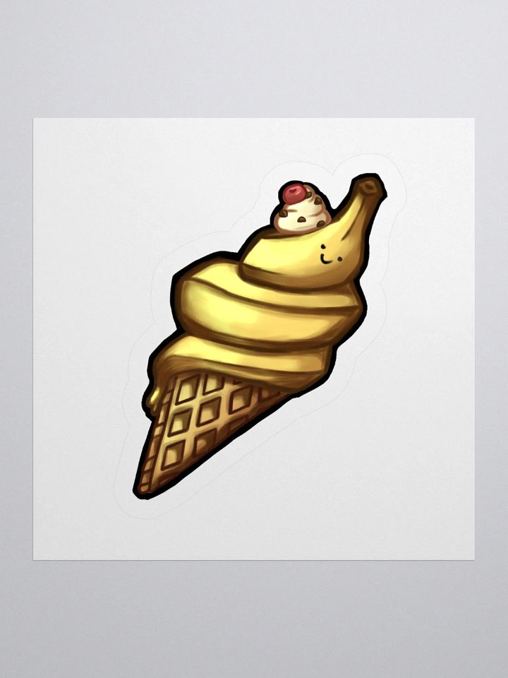 Banana Soft Serve Stickers product image (1)