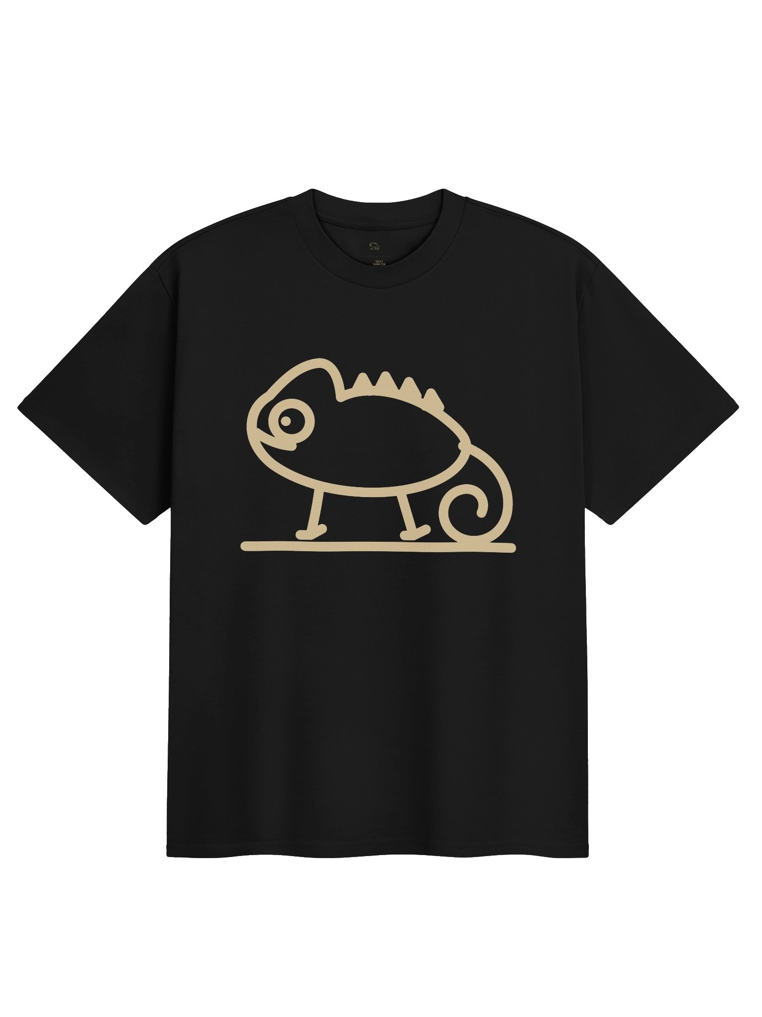 CREOLE CHAMELEON BLACK, GOLD, AND CAMOFLAGE TEE product image (1)