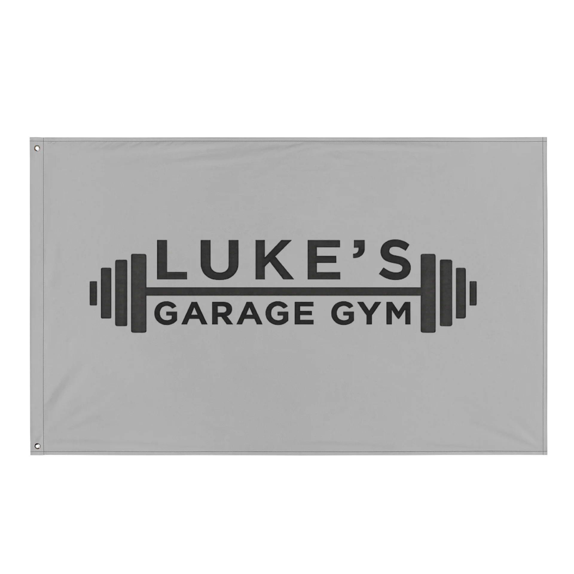 White LGG Luke's Gym flag