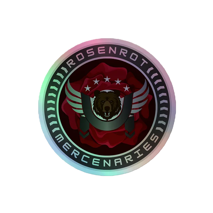 Rosenrot Holographic Sticker product image (2)