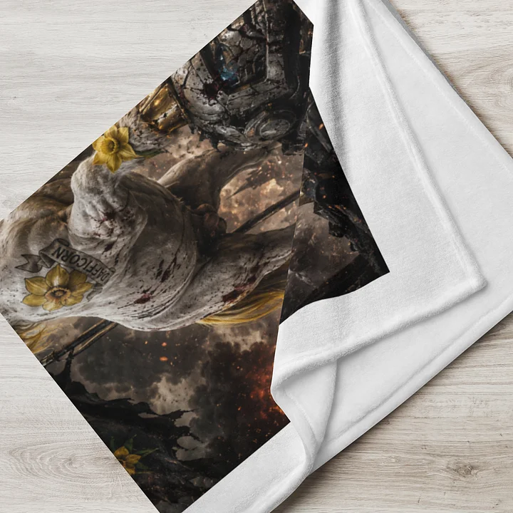 Dafficorn "Smell the Flowers" Throw Blanket product image (7)